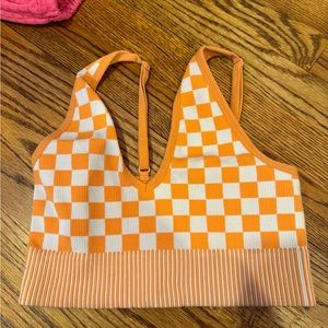 Garage checkerboard tank top